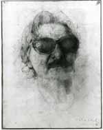 Portrait of Ian Board, 1977/8; pencil on paper Private Collection formally in the collection of the late Miss Valerie Beston. © Michael Clark